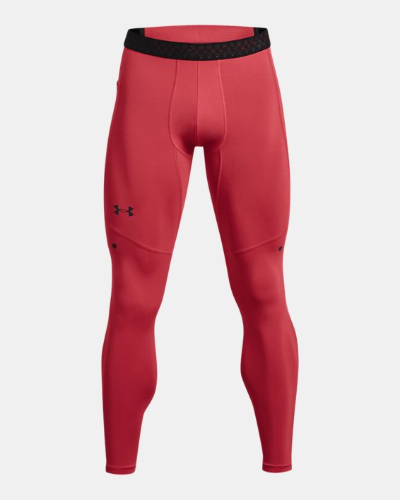 Men's UA RUSH™ SmartForm Leggings, Red, pdpMainDesktop image number 5
